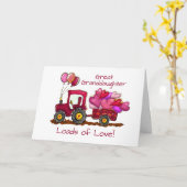 Grootkleindochter Valentijnsdag ladingen van liefd Kaart (Gele Bloem)