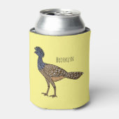 Grootkoeienvogelschilderij cartoon blikjeskoeler (Blikje Voorkant)