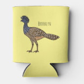 Grootkoeienvogelschilderij cartoon blikjeskoeler (Voorkant)