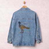 Grootkoeienvogelschilderij cartoon denim jacket (Hangar)