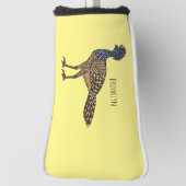 Grootkoeienvogelschilderij cartoon golfheadcover (Draai 90)