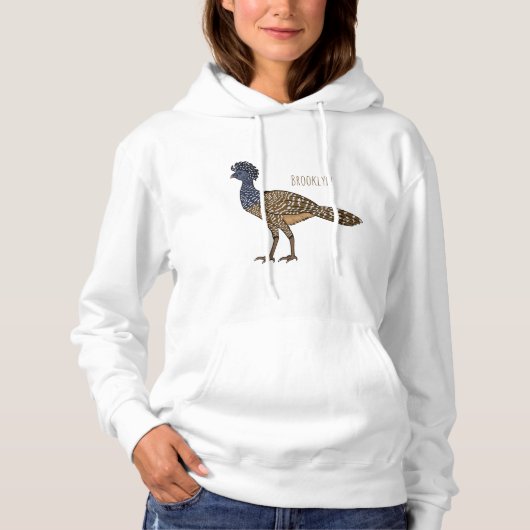 Grootkoeienvogelschilderij cartoon hoodie (Voorkant)
