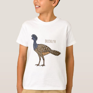 Grootkoeienvogelschilderij cartoon t-shirt