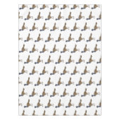 Grootkoeienvogelschilderij cartoon tafelkleed (Voorkant)