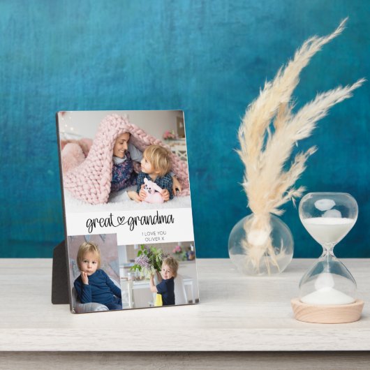 Grootma 3-fotografie fotoplaat (Zijkant)