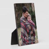 Grootma aangepast fotoscript fotoplaat (Zijkant)