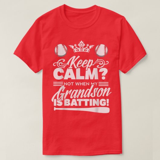 Grootma Baseball Grandpa T-shirt (Design voorkant)