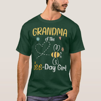 Grootma Bee Birthday Party Matching Family T-shirt