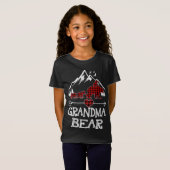 Grootma Beer Kerstmis Pajama Red Pset Buffalo Fa T-shirt (Voorkant volledig)