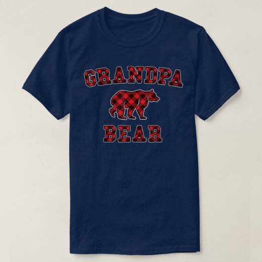 Grootma Beer Red Buffalo speldenreeks Chr. T-shirt (Design voorkant)