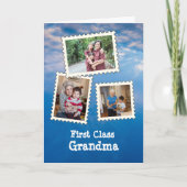 Grootma Best Grandma 3 Foto Kaart (Voorkant)