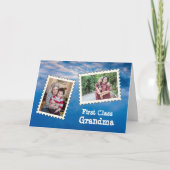 Grootma Best Grandma Custom Photo van eerste klass Kaart (Voorkant)