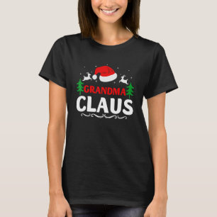 Grootma Claus Santa Kerstkerstwedstrijd familie Pa T-shirt