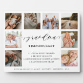 Grootma Definition Script Photo Collage Keepomwill Fotoplaat (Voorkant)