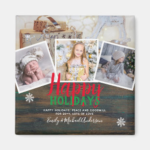 Grootma Foto Gift Grandpa Grandchildren Collage Magneet