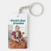 Grootma Fotogroene tekst Sleutelhanger (achterkant)