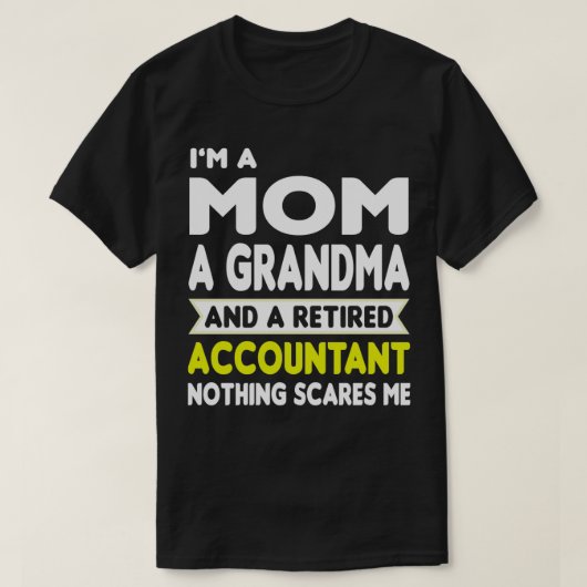 Grootma Funny Cpa Retirement T-shirt (Design voorkant)