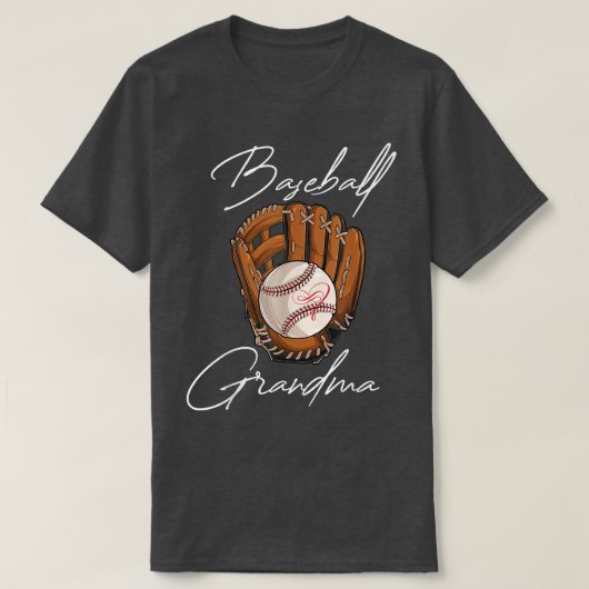 Grootma Game Day Baseball Lover Moeders D T-shirt (Design voorkant)
