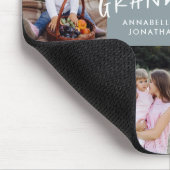 Grootma gift 8 Foto kleinkind eenvoudige typografi Muismat (Hoek)