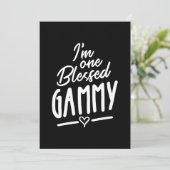 Grootma Gift voor vrouwen met een zinloos gamma Bedankkaart (Staand voorkant)