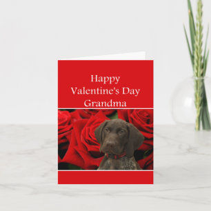 Grootma Glossy Grizzly Valentijn Puppy Love Feestdagen Kaart