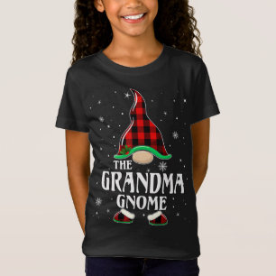 Grootma Gnome Buffalo Pset Matching Family Christu T-shirt