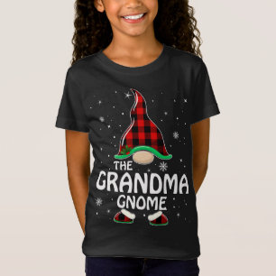 Grootma Gnome Buffalo Pset Matching Family Christu T-shirt