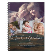 Grootma Grandpa Custom Gift Grandkid Notitieboek (Voorkant)