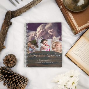 Grootma Grandpa Custom Gift Grandkid Notitieboek
