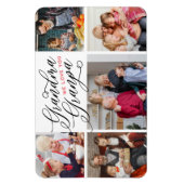 Grootma Grandpa We houden van je foto Collage Magneet (Verticaal)