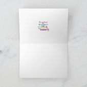 Grootma Grandpa's Bunny Easter Wenskaart Feestdagen Kaart (Binnen)