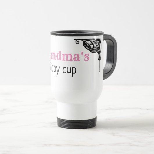 Grootma grappige sippy cup reisbeker (Voorkant rechts)