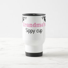Grootma grappige sippy cup