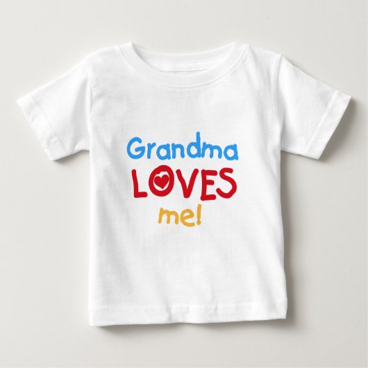 Grootma houdt van me T-shirts en cadeautjes (Voorkant)