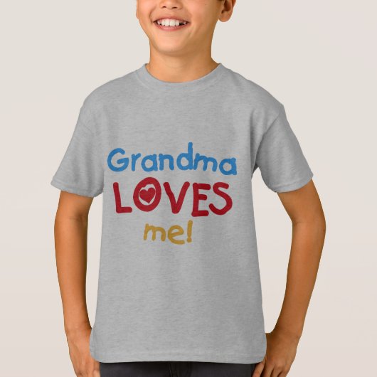 Grootma houdt van me T-shirts en cadeautjes (Voorkant)