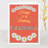 Grootma - kaart met speciale vermelding voor thuis (Gele Bloem)