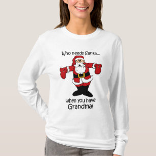 Grootma kerstshirt t-shirt