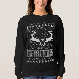 Grootma lelijke kersttrui, T shirt cadeauidee