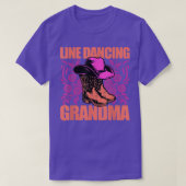 Grootma Line Dancing Quote Dancer Pun Tet Design T-shirt (Design voorkant)