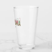 Grootma multicolor cheetah leopard typografie Gift Glas (Links)