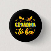 Grootma om Baby shower te worden Ronde Button 3,2 Cm (Voorkant)