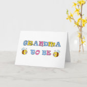 Grootma om een felicitatiekaart te zijn kaart (Gele Bloem)