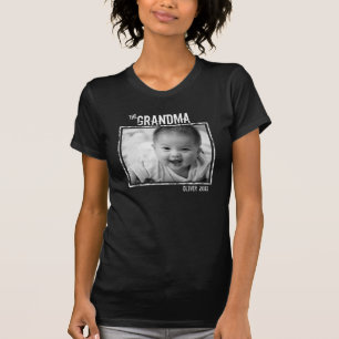 Grootma Persoonlijke foto en naam T-Shirt