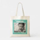Grootma - Persoonlijke foto en naam Tote Bag (Achterkant)