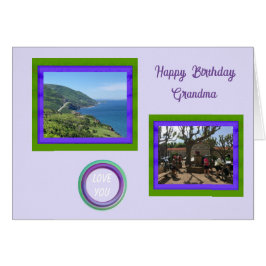Grootma Photo Collage Birthday Card