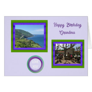 Grootma Photo Collage Birthday Card