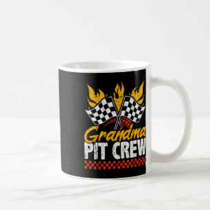 Grootma Pit Crew Race Car Thed Party Racing Fami Koffiemok