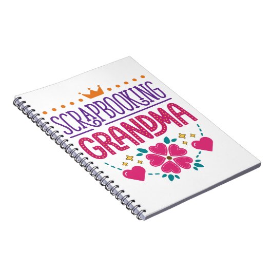 Grootma scrapbooking notitieboek (Rechterzijde)