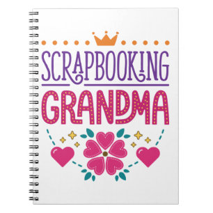Grootma scrapbooking notitieboek