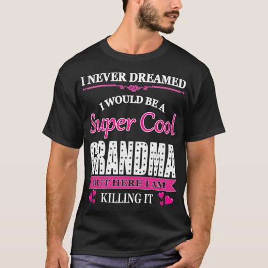 Grootma tv-serie paardenrennen t-shirt (Voorkant)